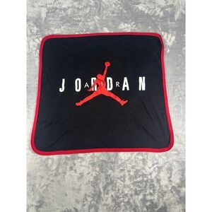 Jordan Jumpman Baby Blanket Black Red White Cotton 6-12M 0313-023-122